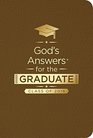 God's Answers for the Graduate Class of 2018  Brown NKJV New King James Version