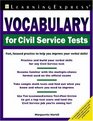 Vocabulary For Civil Service Tests