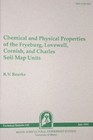 Chemical and physical properties of the Fryeburg Lovewell Cornish and Charles soil map units in Maine