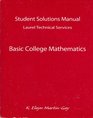 Basic College Mathematics  Student Solutions Manual