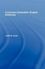 A Concise CambodianEnglish Dictionary