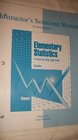 Instructor's solutions manual to accompany Elementary statistics a step by step approach Fourth edition