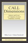 Call Dimensions Options and Issues in Computer Assisted Language Learning