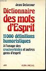 Dictionnaire des Mots d'Esprit