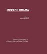 Modern Drama CC V4 Critical Concepts in Literary and Cultural Studies