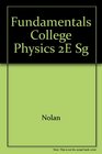Fundamentals College Physics 2e Sg