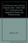 US Government and the Vietnam War Executive and Legislative Roles and Relationships Part 1  19451960