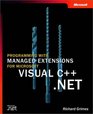 Programming with Managed Extensions for Microsoft Visual C NET