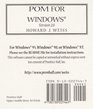 POM for Windows Version 2