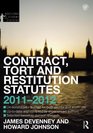 Contract Law Bundle 2009 Contract Tort and Restitution Statutes 20112012