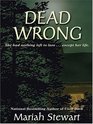 Dead Wrong (Wheeler Large Print Book Series)