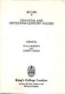 Chaucer and Fifteenthcentury Poetry