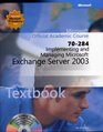 70284 Implementing and Managing Microsoft Exchange Server 2003 Package