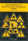 European Directory of Hazardous Waste Management /94