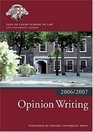 Opinion Writing 200607