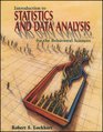 Introduction to Statistics and Data Analysis  For the Behavioral Sciences