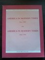 America in Modern Times Since 1941 Instructor's Manual/Test Bank