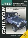 Chilton's Jeep Wrangler 198711 Repair Manual