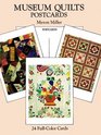 Museum Quilts Postcards 24 FullColor Cards