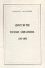 Archive of the Carnegie International 18961991