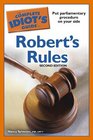 The Complete Idiot's Guide to Robert's Rules 2nd Edition