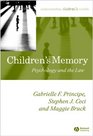 Children's Memory Psychology and the Law