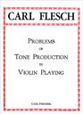 Problems of Tone Productions in Violin Playing
