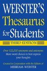 Webster's Thesaurus for Students Third Edition
