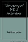 Directory of NDU Activities