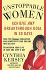 Unstoppable Women  Achieve Any Breakthrough Goal in 30 Days
