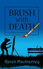 Brush with Death (Wheeler Large Print Cozy Mystery)