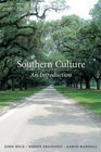 Southern Culture An Introduction