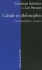 Cabale et philosophie