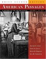 American Passages  A History of the United States Brief Edition Volume I To 1877