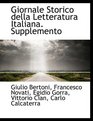 Giornale Storico della Letteratura Italiana Supplemento