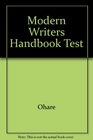 Modern Writers Handbook Test