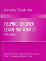 Helping Children Learn Mathematics Activity Cards
