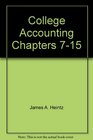 College Accounting Chapters 715