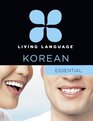 Living Language Korean Essential Edition Beginner course including coursebook audio CDs and online learning