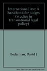 International law A handbook for judges
