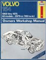 Volvo One SixtyFour Owners Workshop Manual 68 Thru 75
