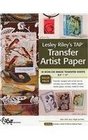Lesley Riley's Tap Transfer Artist Paper 18 Ironon Image Transfer Sheets 85 X 11