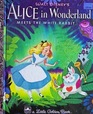 Alice in Wonderland Meets the White Rabbit a Little Golden Book