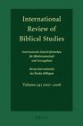 International Review of Biblical Studies Volume 54
