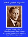 Better Eyesight Magazine  Original Antique Pages By Ophthalmologist William H Bates  Vol 2  53 IssuesSeptember 1924 to January 1929 Natural Vision Improvement