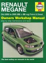 Renault Megane Petrol and Diesel Service and Repair Manual 2002 to 2005