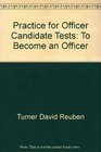 Practice for Officer Candidate Tests To Become an Officer