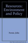 Resources Environment and Policy