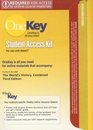 OneKey WebCT Student Access Kit The World's History Combined Volume