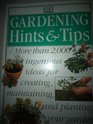 Gardening Hints  Tips